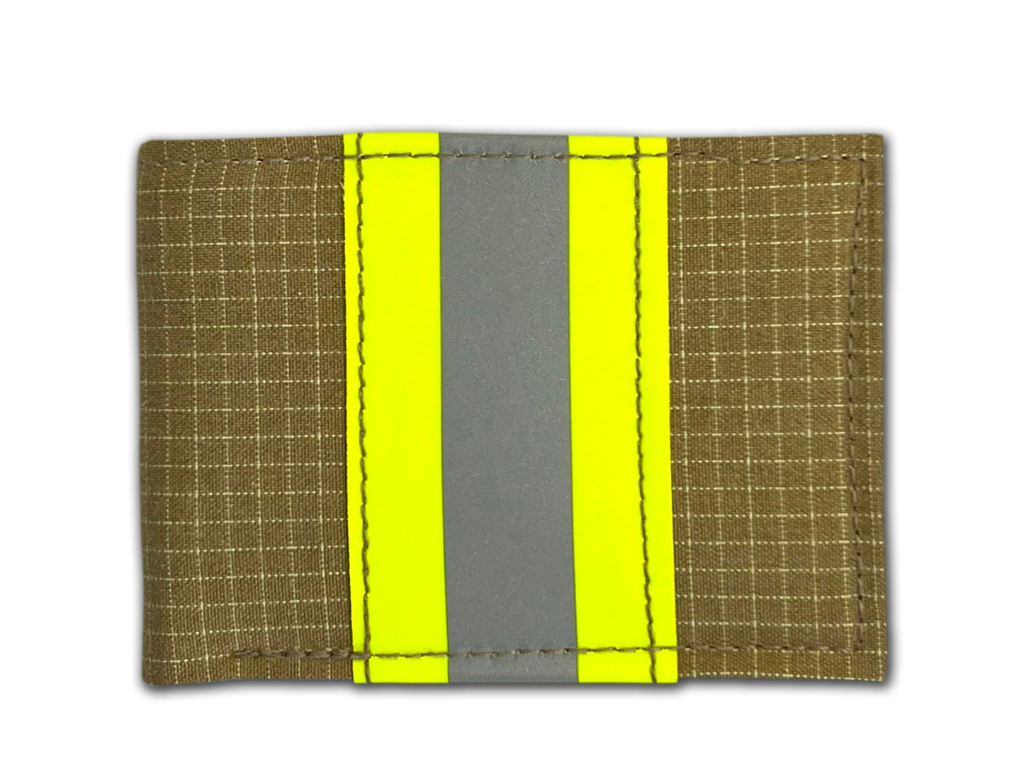 Khaki Firefighter Turnout Gear and Leather Wallet with Optional Personalization