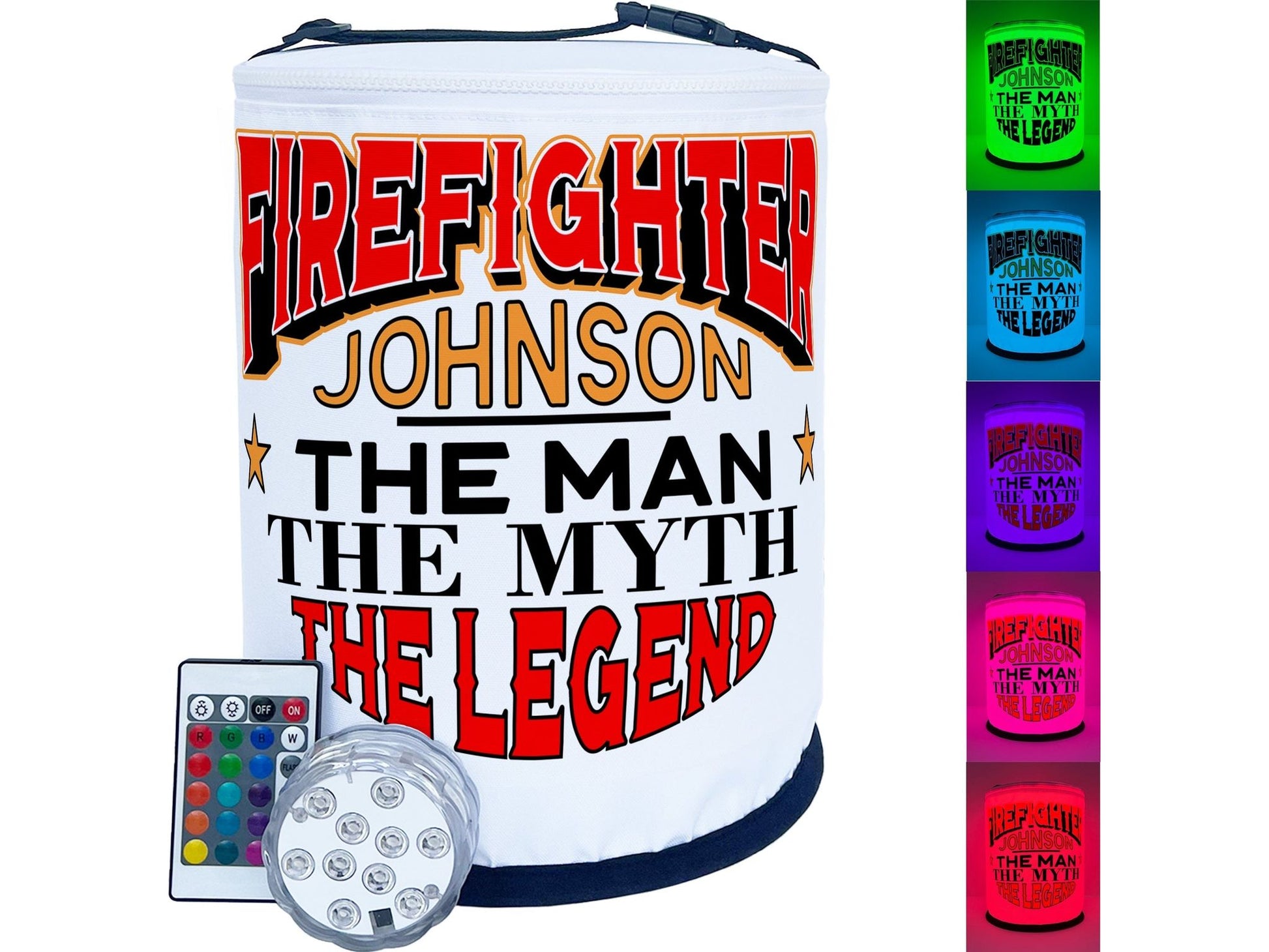 Firefighter The Man The Myth The Legend LED Lantern