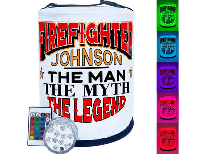 Firefighter The Man The Myth The Legend LED Lantern