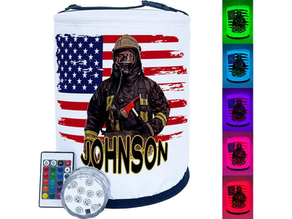 Firefighter Color Changing LED Decoration