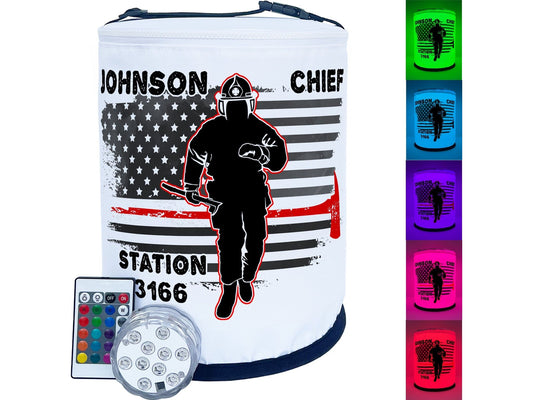 Thin Red Line Firefighter LED Lantern