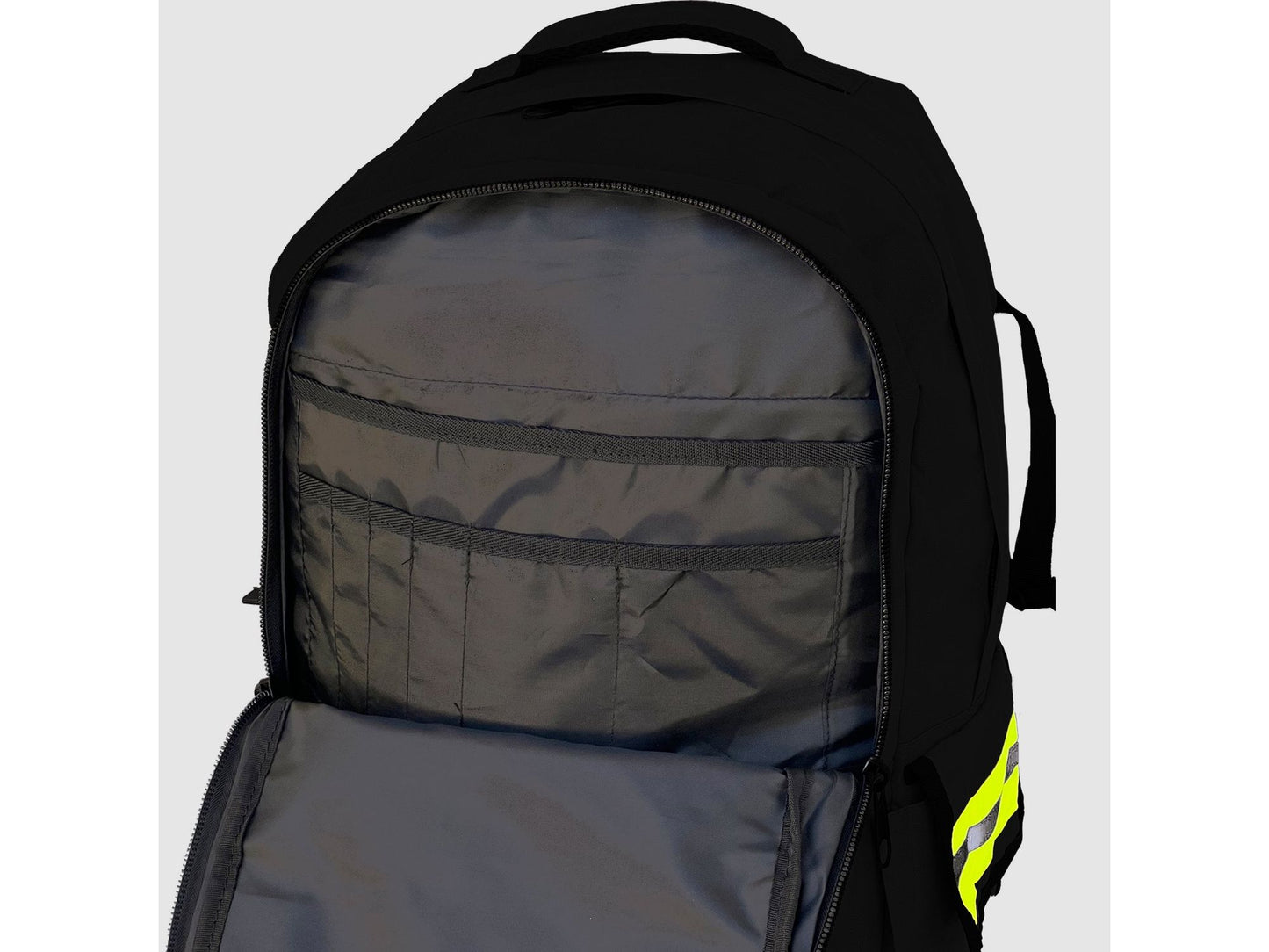 Personalized Firefighter Backpack & Computer Bag in Black with Your Name or Custom Text