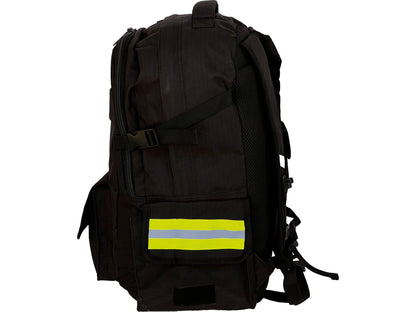 Personalized Firefighter Backpack & Computer Bag in Black with Your Name or Custom Text