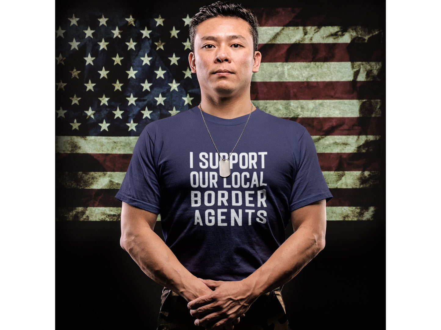 I Support Our Local Border Agents T-Shirt – Border Support - Adult Unisex