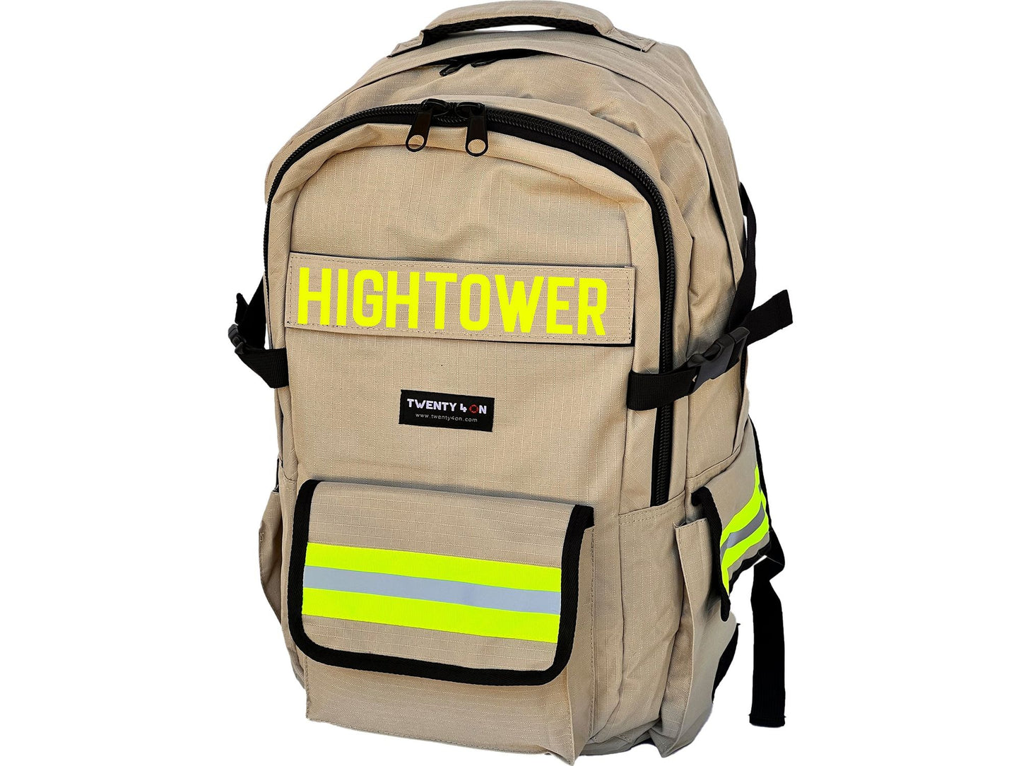 Personalized Firefighter Backpack & Computer Bag in Khaki with Your Name or Custom Text