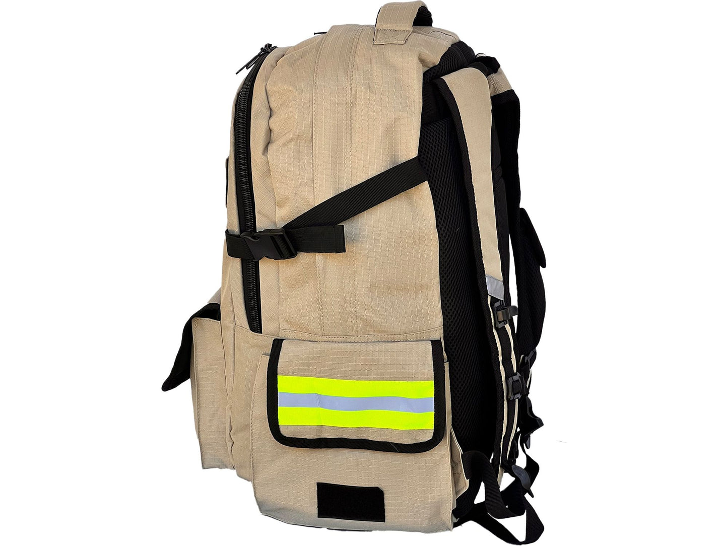 Personalized Firefighter Backpack & Computer Bag in Khaki with Your Name or Custom Text