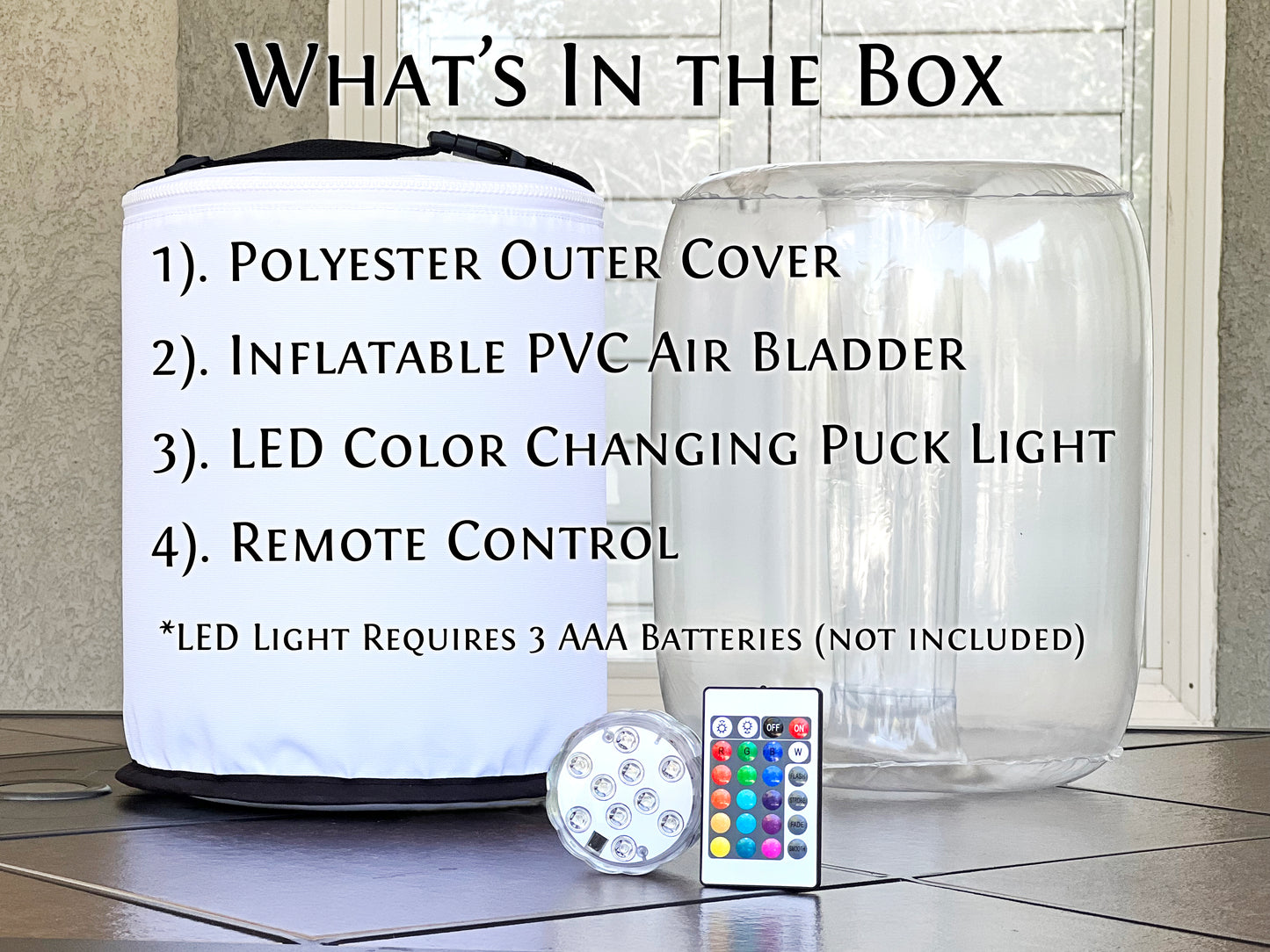 LED Color Changing Party & Pool Lights with Remote Control from Camperdoodle