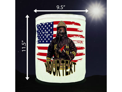 Firefighter Color Changing LED Decoration