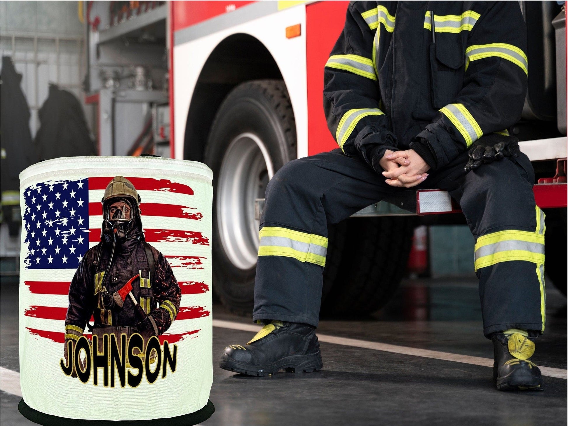 Firefighter Color Changing LED Decoration