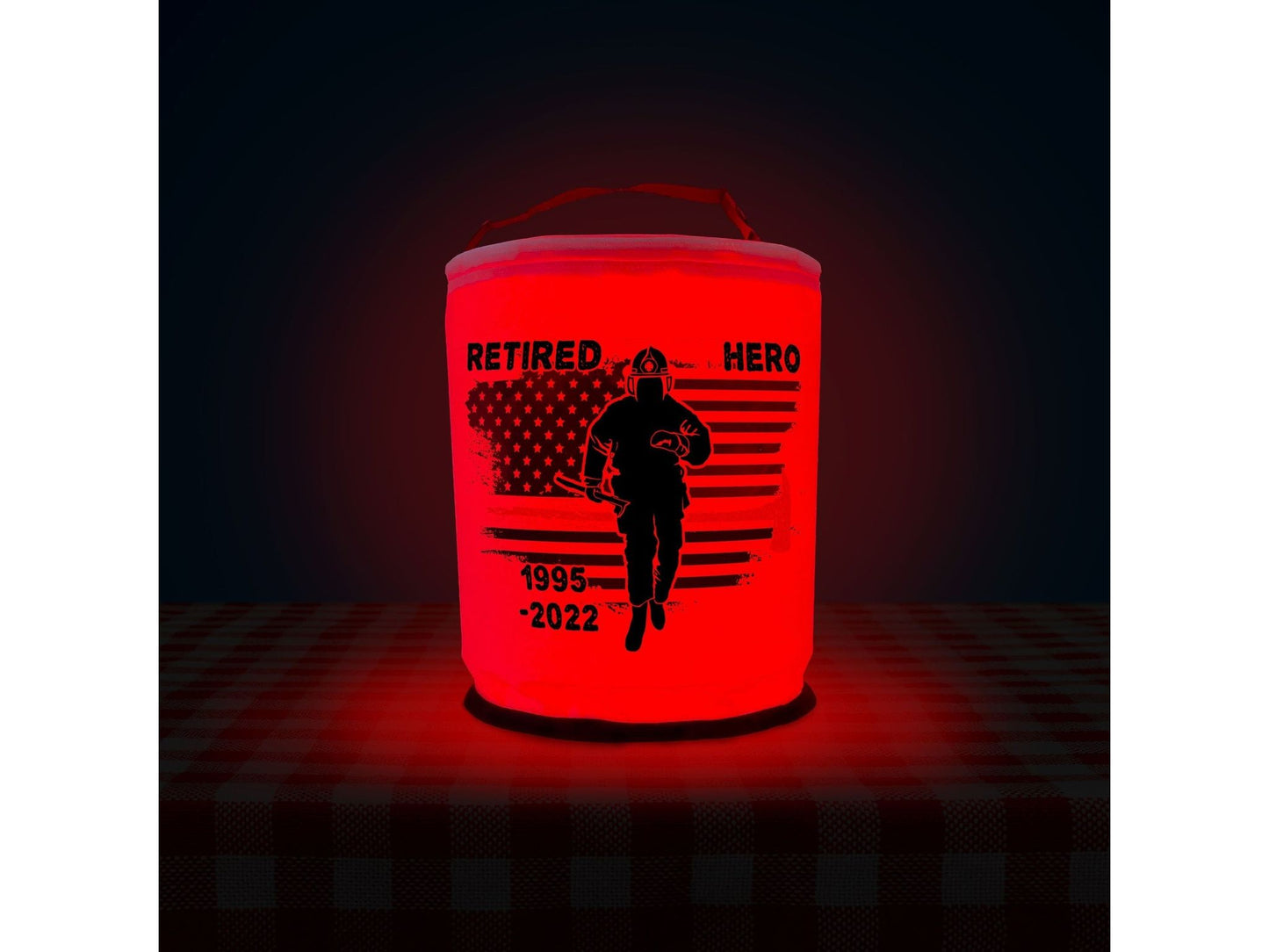 Thin Red Line Firefighter LED Lantern