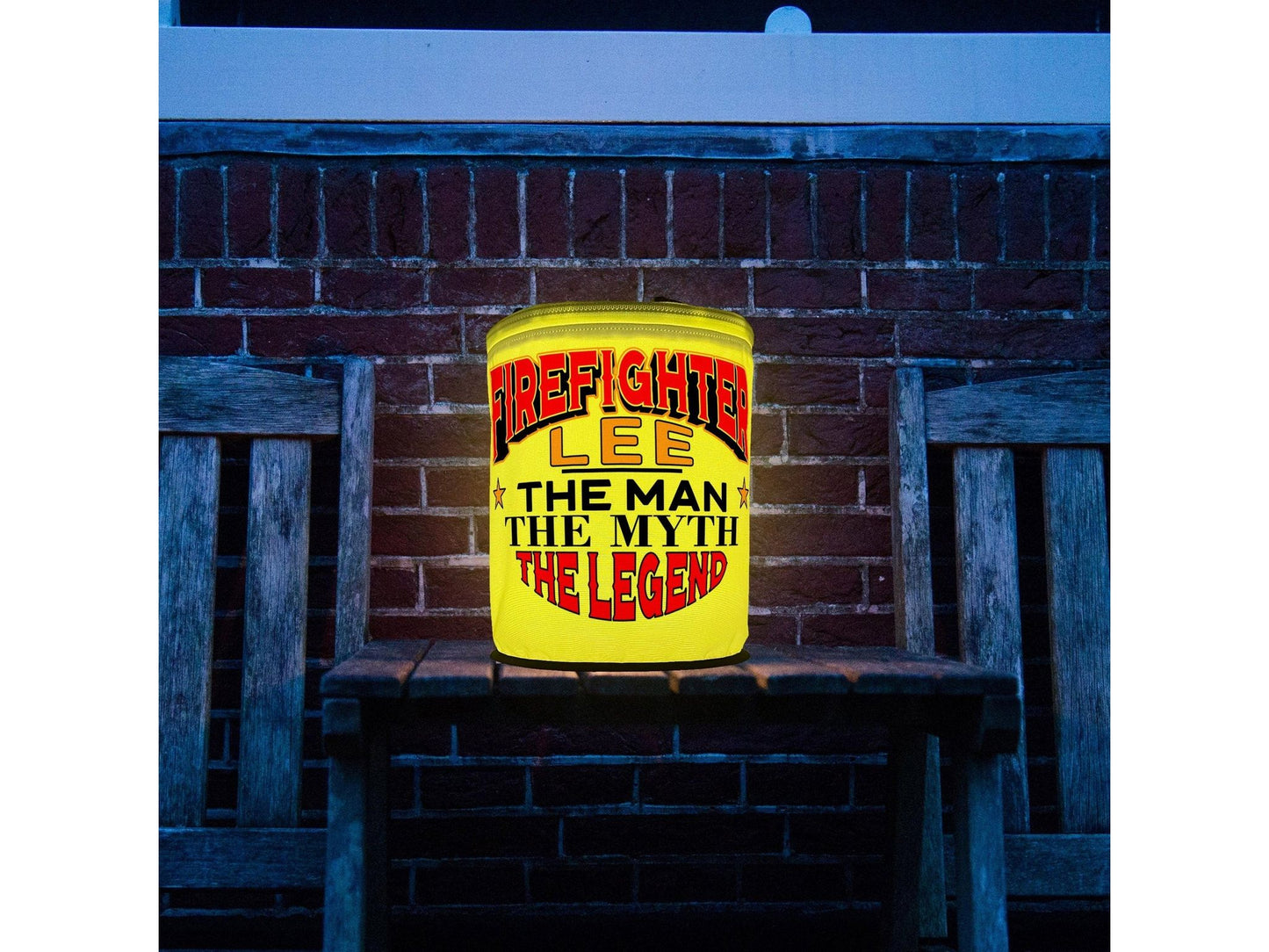 Firefighter The Man The Myth The Legend LED Lantern