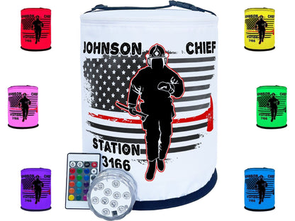 Thin Red Line Firefighter LED Lantern