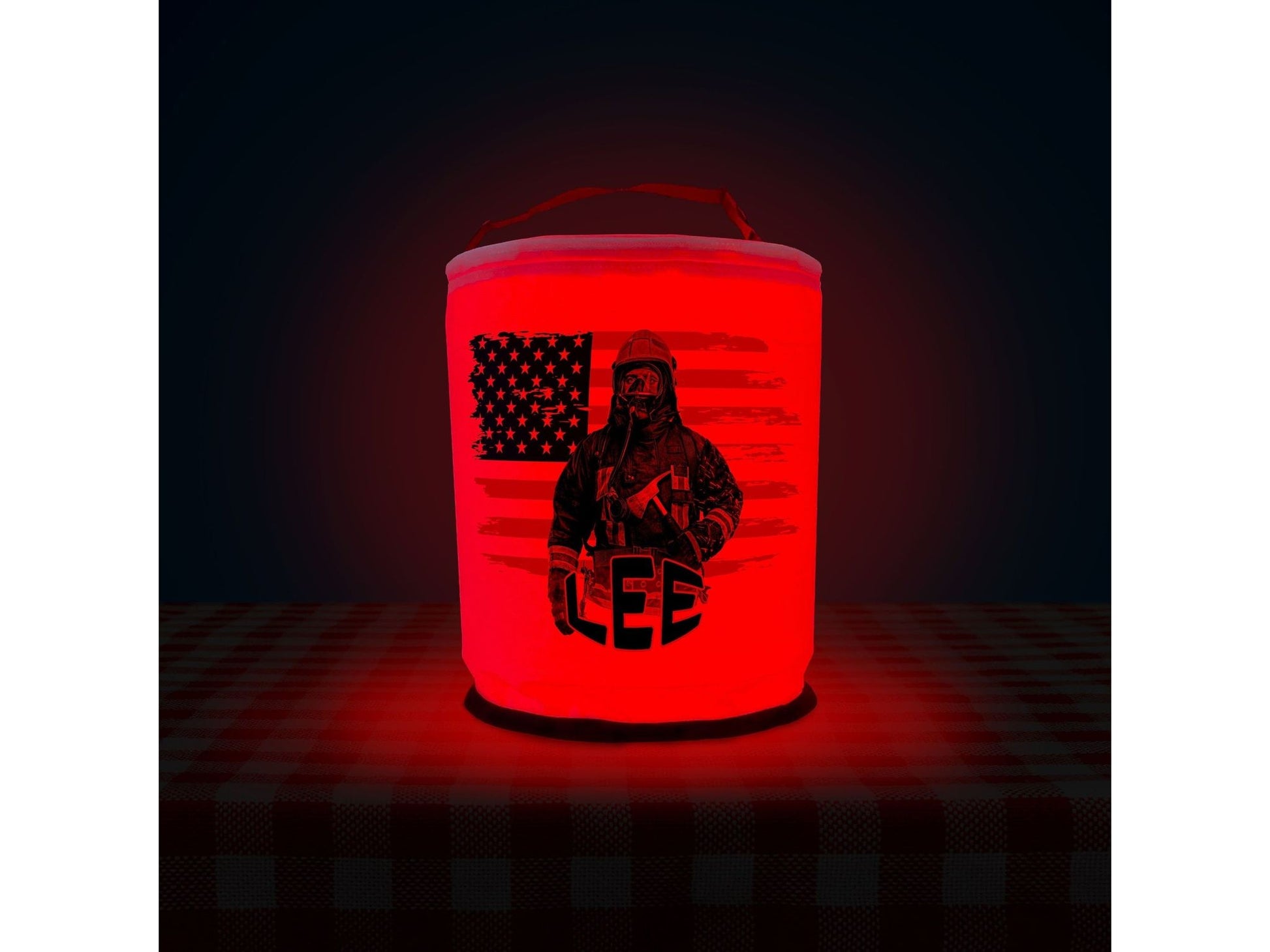 Firefighter Color Changing LED Decoration