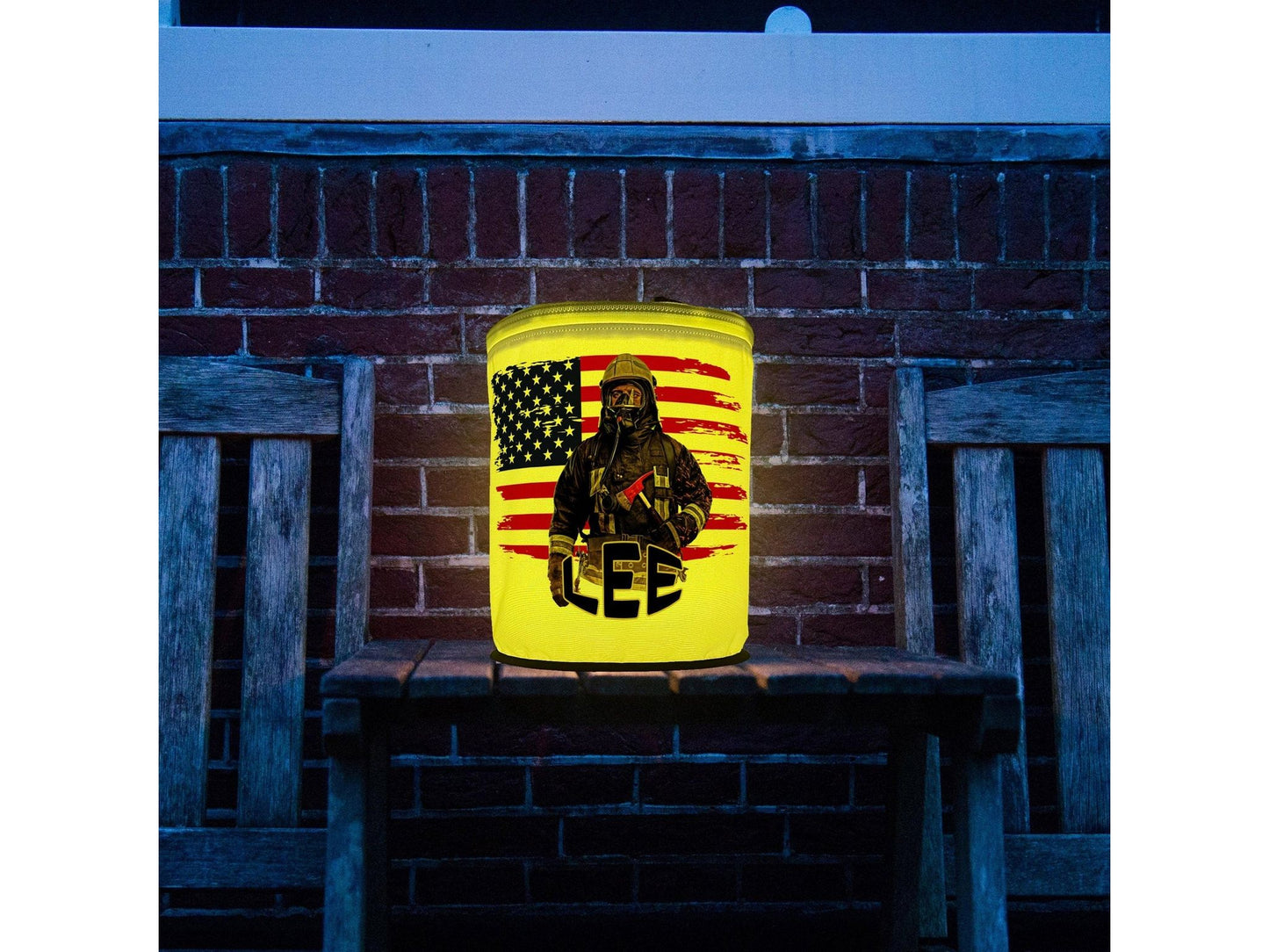 Firefighter Color Changing LED Decoration