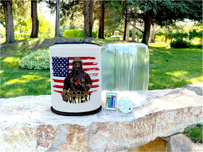 Firefighter Color Changing LED Decoration