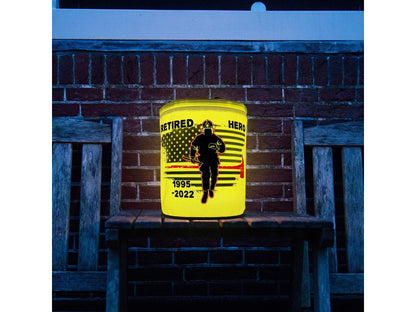 Thin Red Line Firefighter LED Lantern