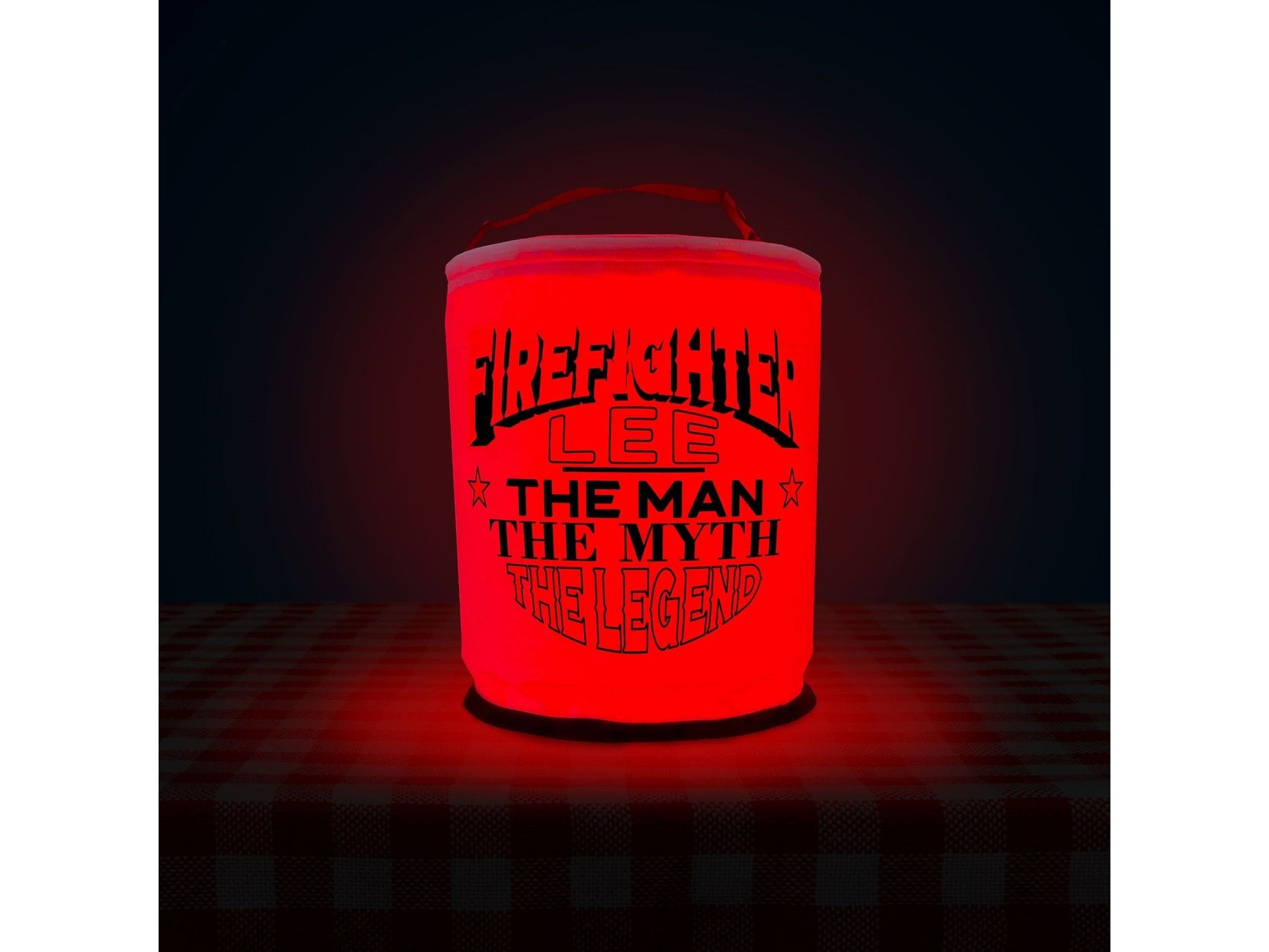 Firefighter The Man The Myth The Legend LED Lantern
