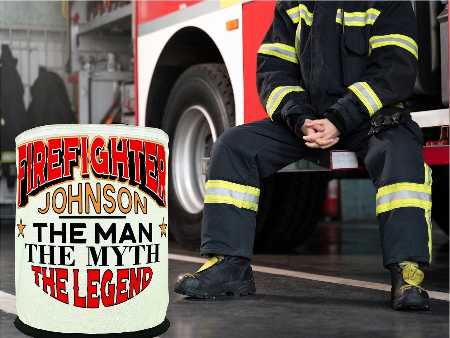 Firefighter The Man The Myth The Legend LED Lantern