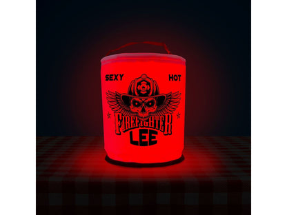 Firefighter Winged Skull LED Decoration