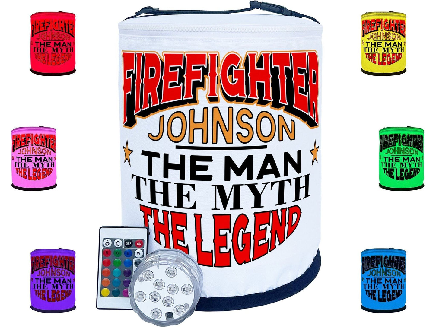 Firefighter The Man The Myth The Legend LED Lantern