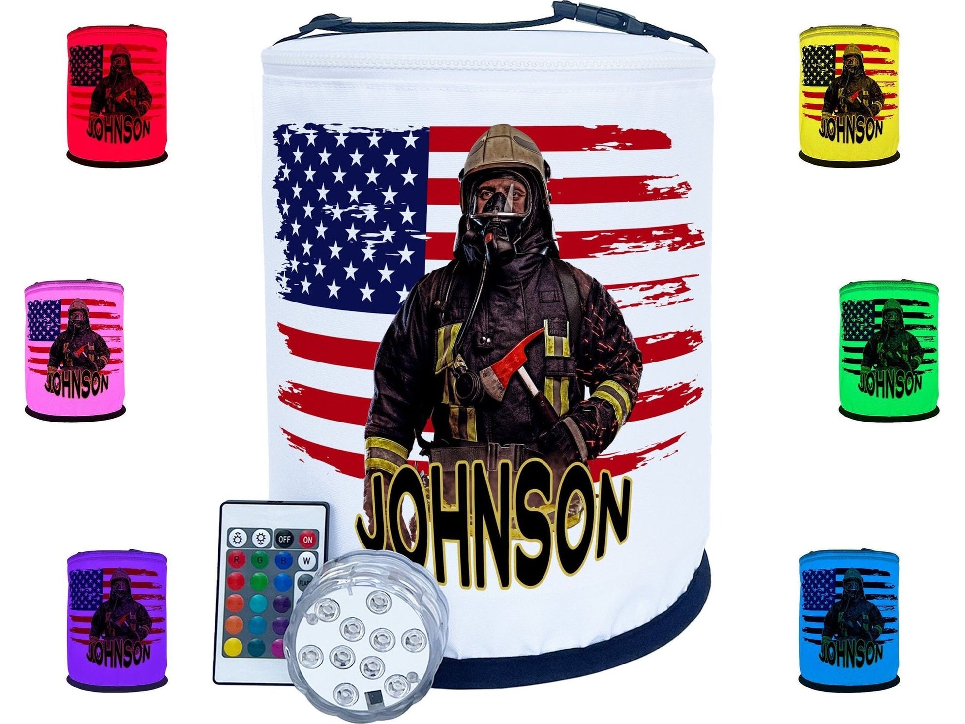 Firefighter Color Changing LED Decoration