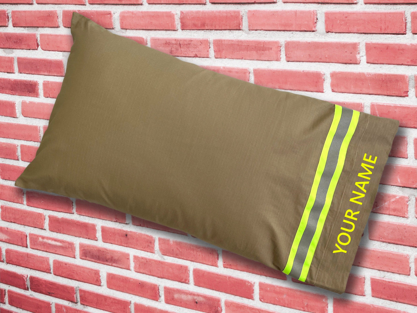 Firefighter Custom Station Pillowcase With Reflective Tape