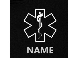 EMT Kids T-Shirt with Star of Life and Personalized Name - Optional Department or City on Back