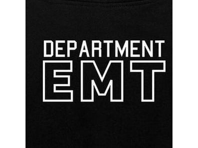 EMT Kids T-Shirt with Star of Life and Personalized Name - Optional Department or City on Back