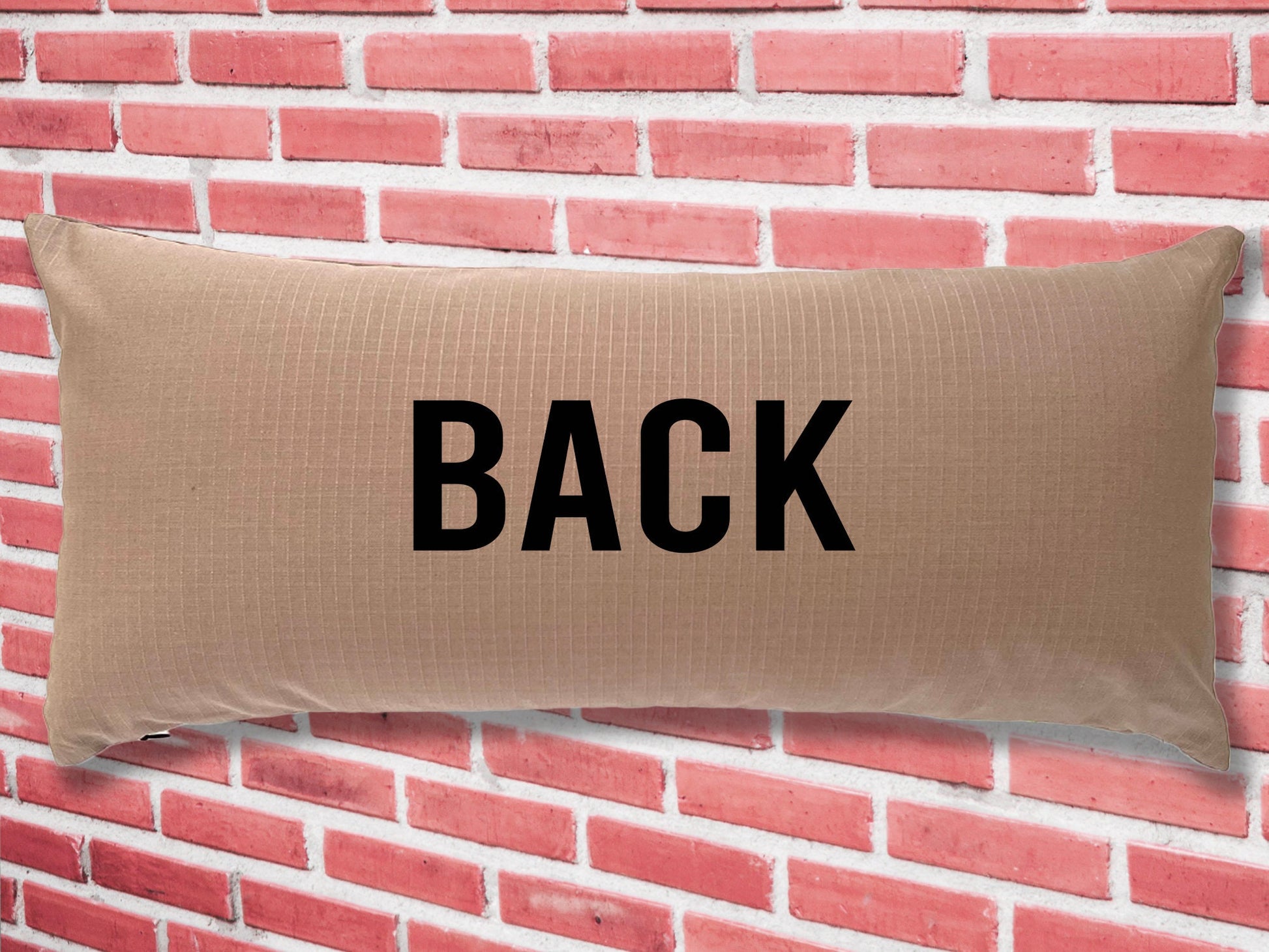 Personalized Firefighter Lumbar Pillow Cover with Your Name or Text