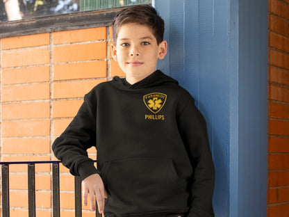 Paramedic Youth Hoodie with Star of Life and Name - Optional City or Department on Back
