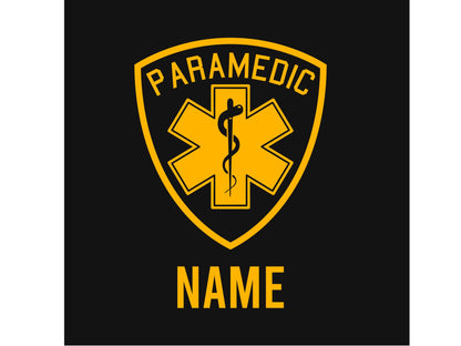 Paramedic Youth Hoodie with Star of Life and Name - Optional City or Department on Back