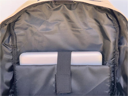 Personalized Firefighter Backpack & Computer Bag in Khaki with Your Name or Custom Text