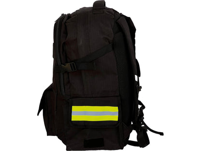 Personalized Firefighter Backpack & Computer Bag in Black with Your Name or Custom Text