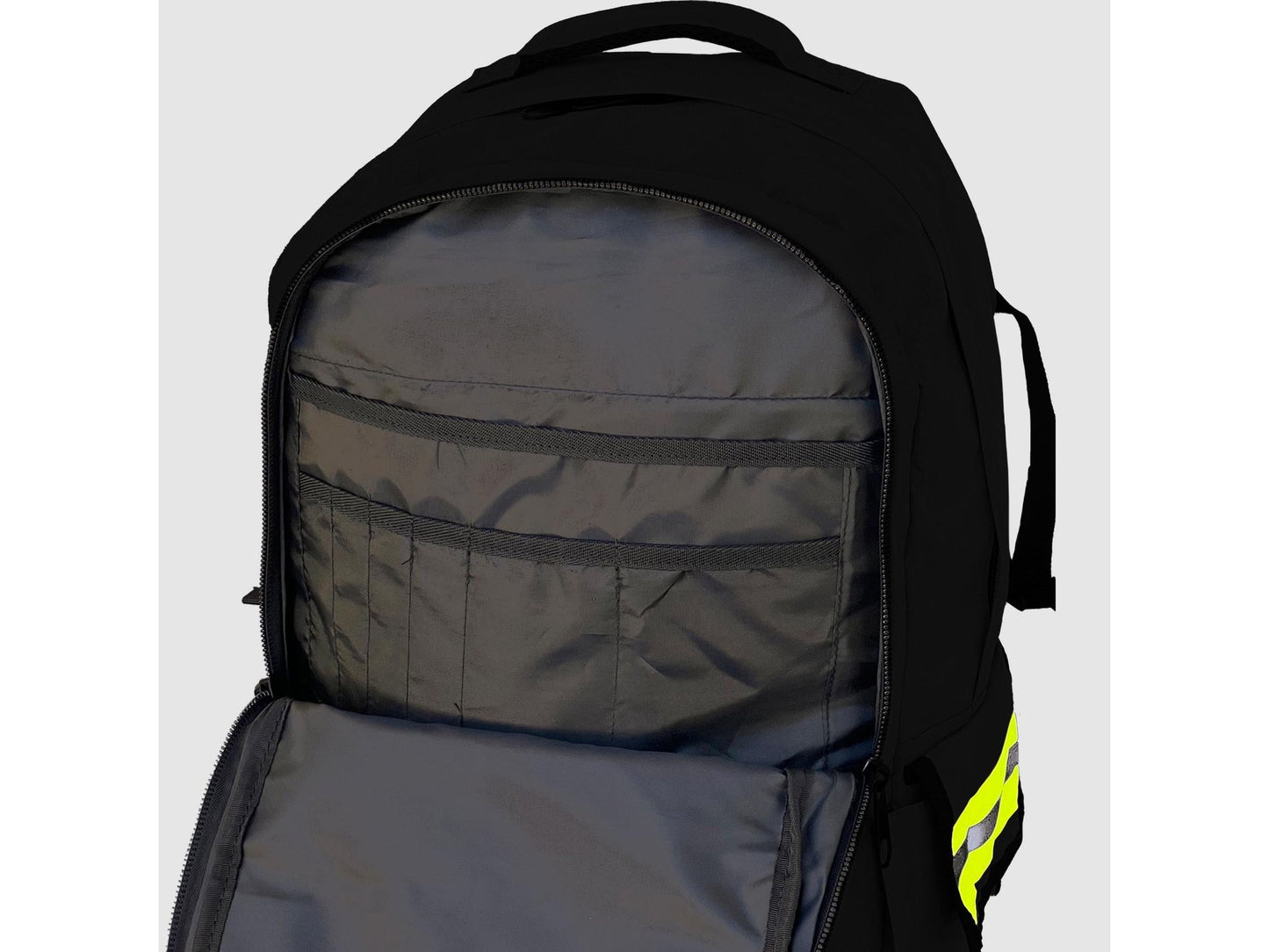 Personalized Firefighter Backpack & Computer Bag in Black with Your Name or Custom Text