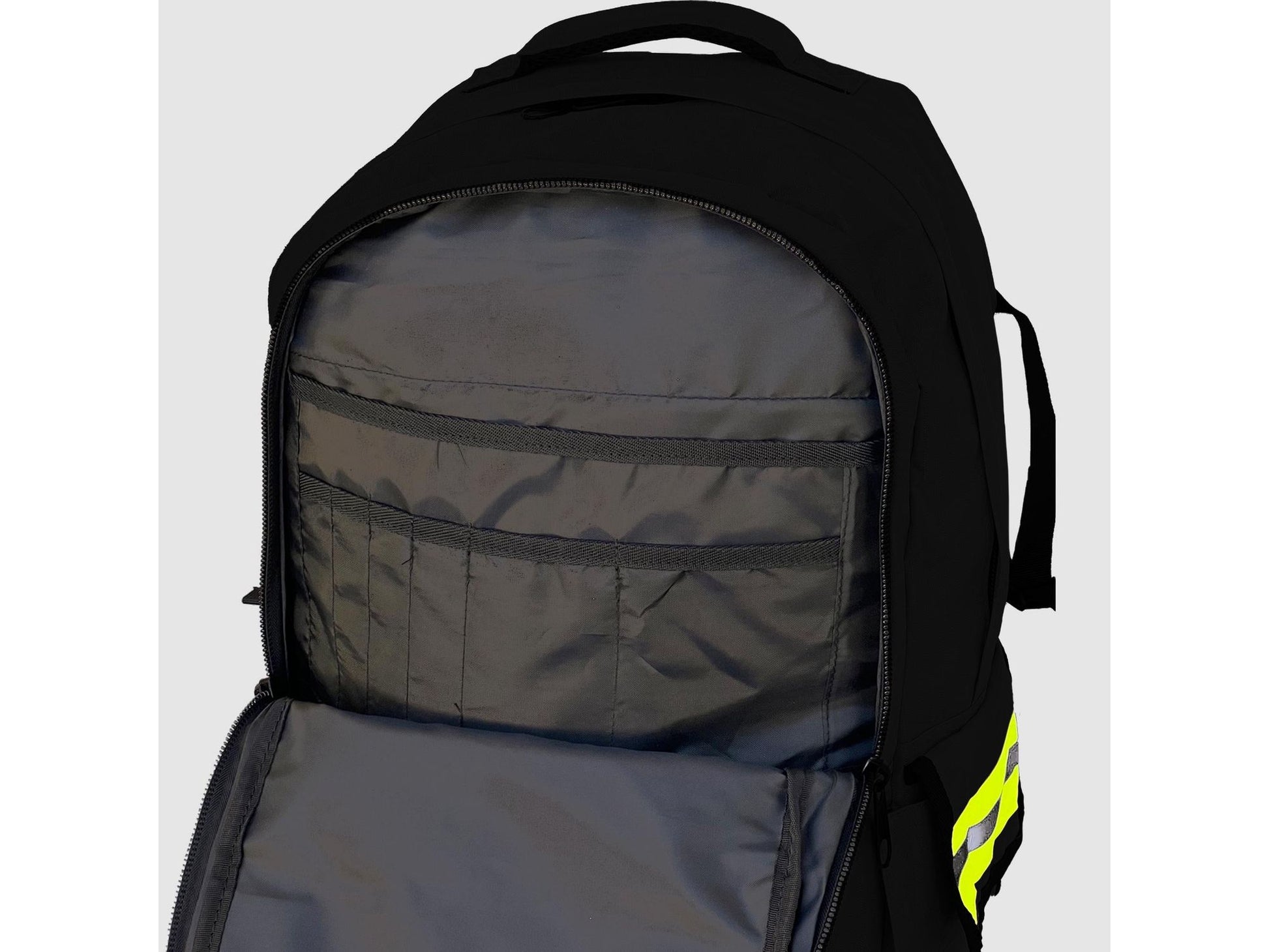 Personalized Firefighter Backpack & Computer Bag in Black with Your Name or Custom Text