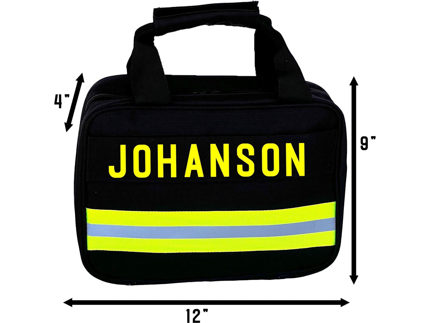 Personalized Firefighter Toiletry Bag/Shave Kit in Black with Your Name