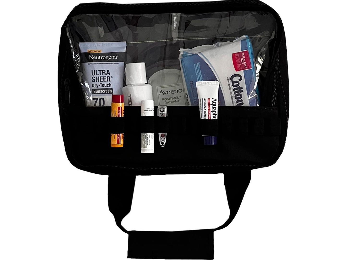 Personalized Firefighter Toiletry Bag/Shave Kit in Black with Your Name