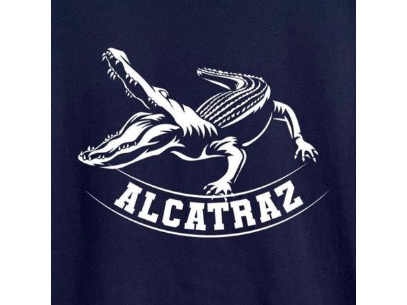 Navy Blue “Alligator Alcatraz” Adult Unisex T‑Shirt