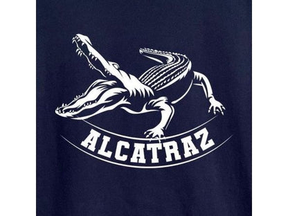 Navy Blue “Alligator Alcatraz” Adult Unisex T‑Shirt