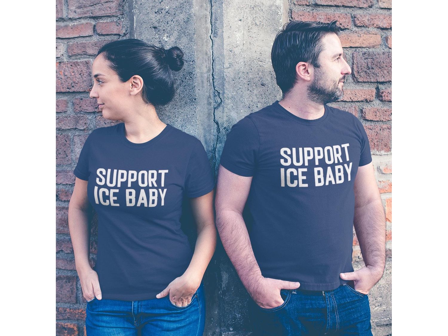 Support Ice Baby T-Shirt – Border Support - Adult Unisex