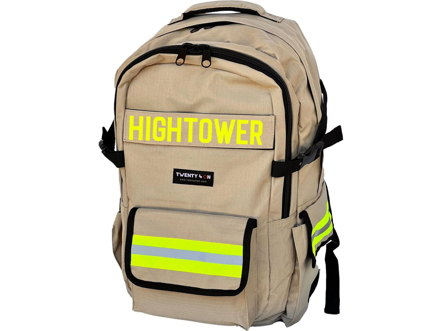 Personalized Firefighter Backpack & Computer Bag in Khaki with Your Name or Custom Text