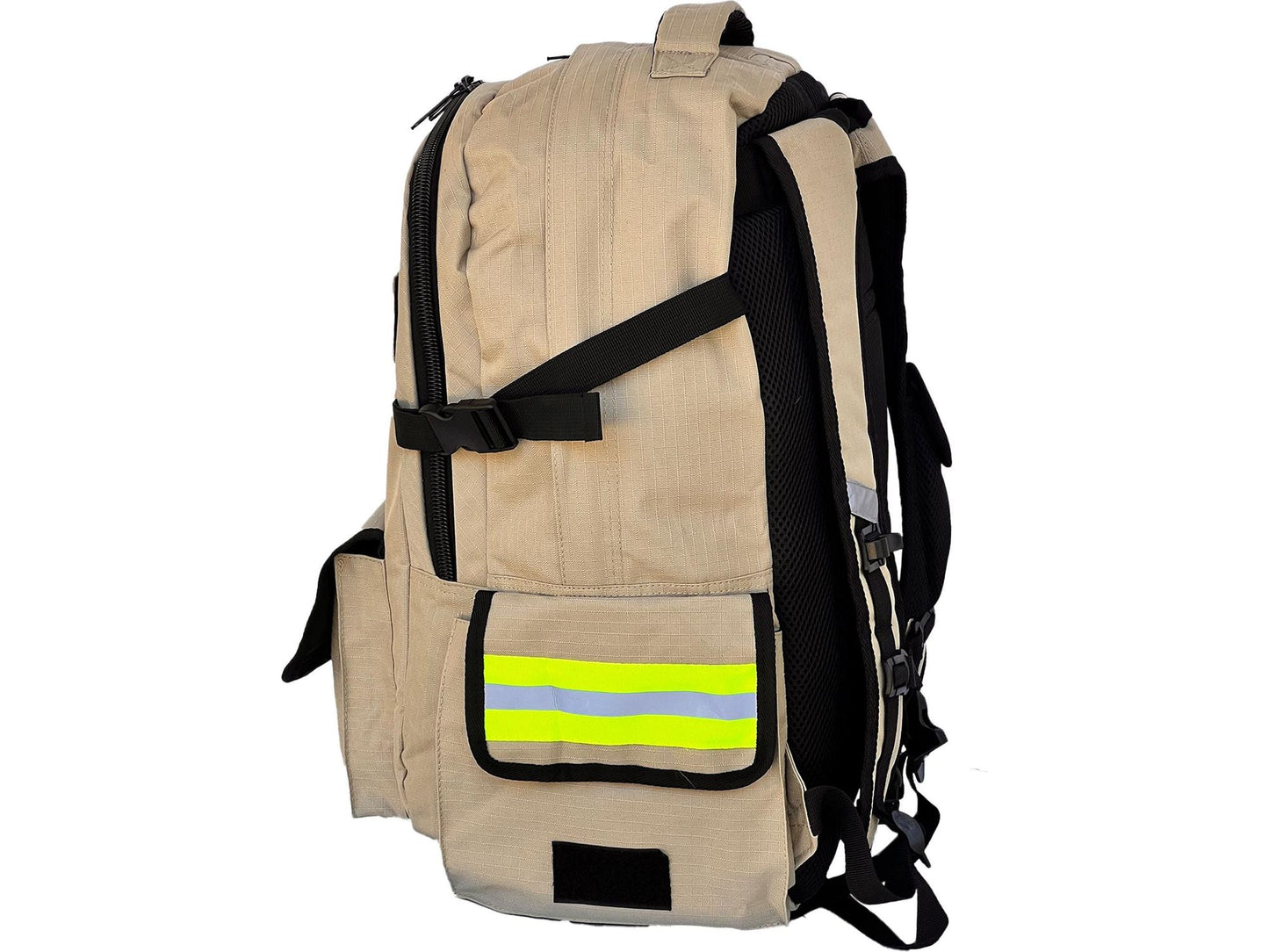 Personalized Firefighter Backpack & Computer Bag in Khaki with Your Name or Custom Text