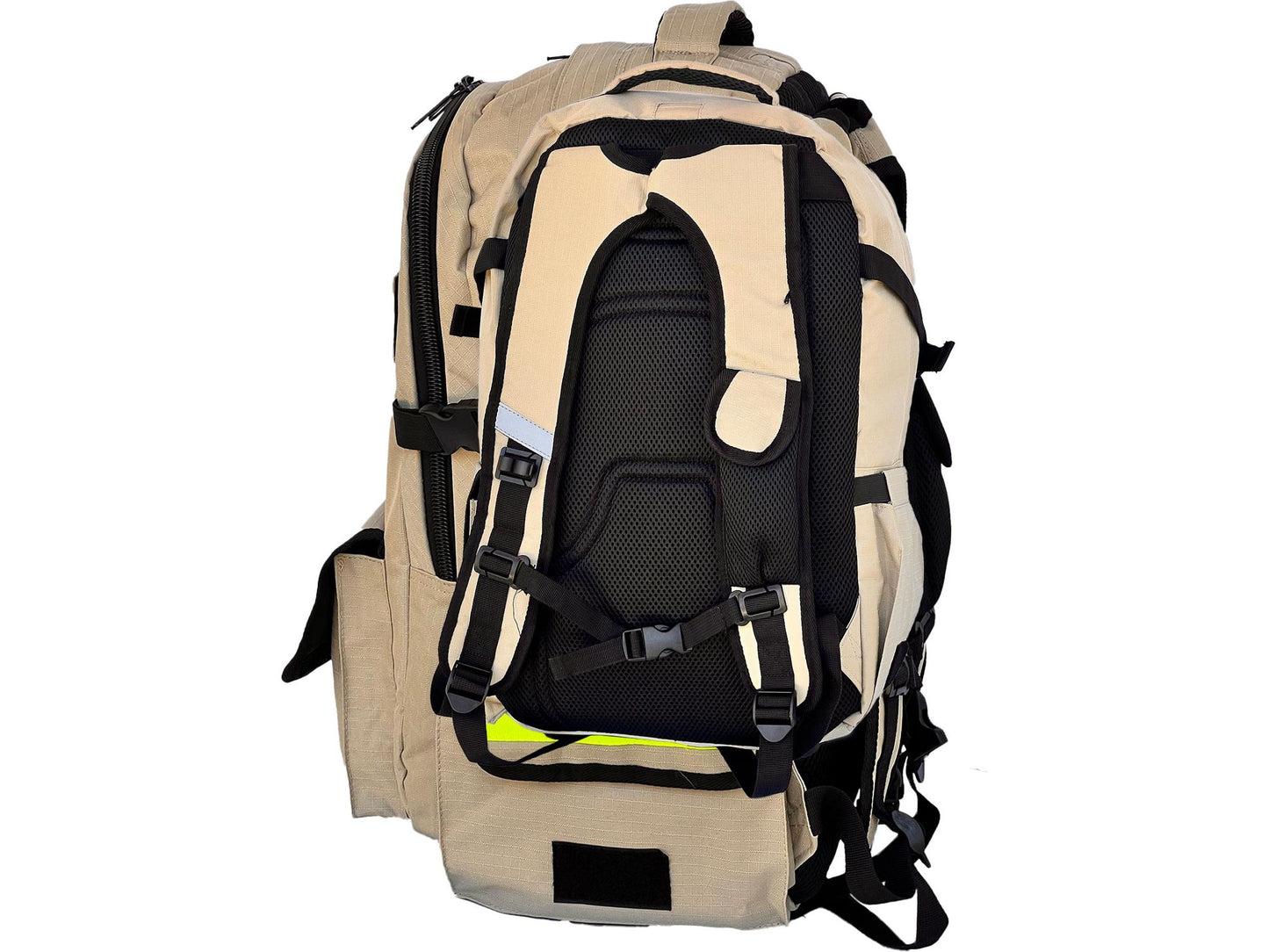 Personalized Firefighter Backpack & Computer Bag in Khaki with Your Name or Custom Text
