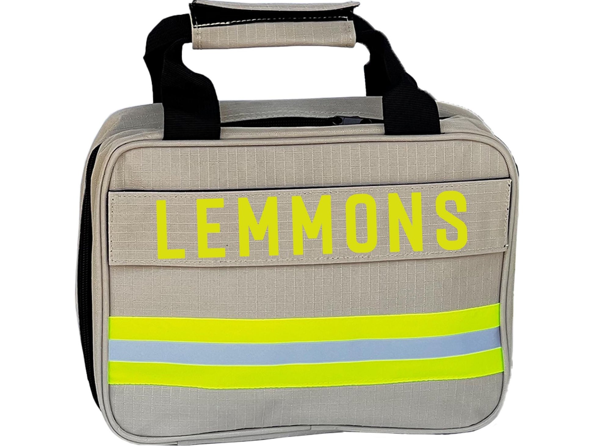 Personalized Firefighter Toiletry Bag/Shave Kit in Khaki with Your Name