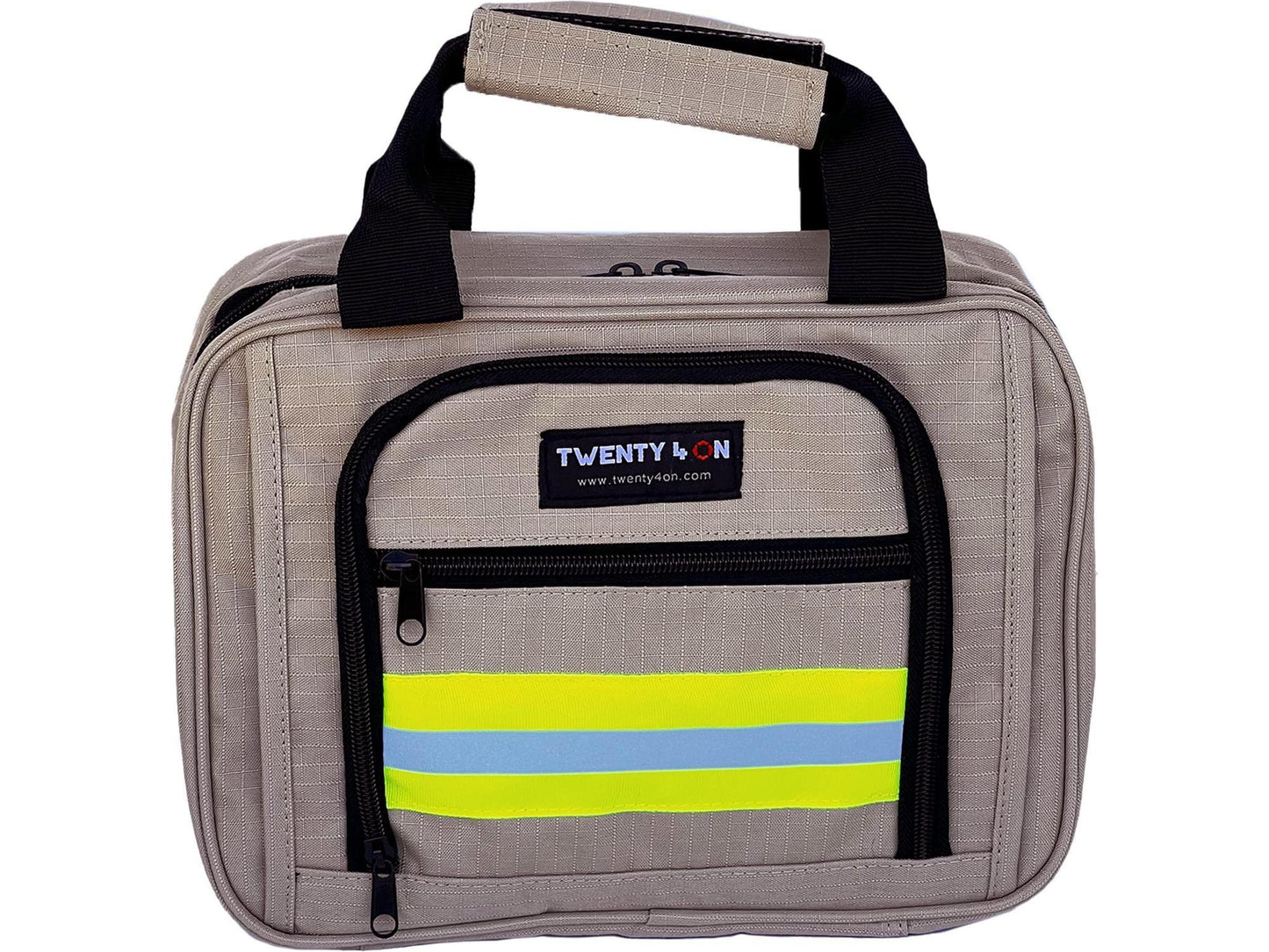 Personalized Firefighter Toiletry Bag/Shave Kit in Khaki with Your Name