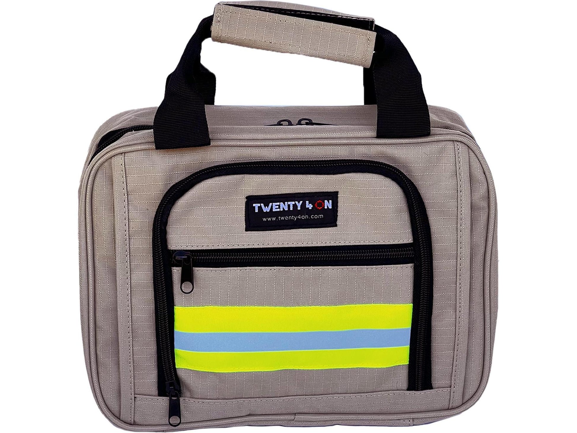 Personalized Firefighter Toiletry Bag/Shave Kit in Khaki with Your Name