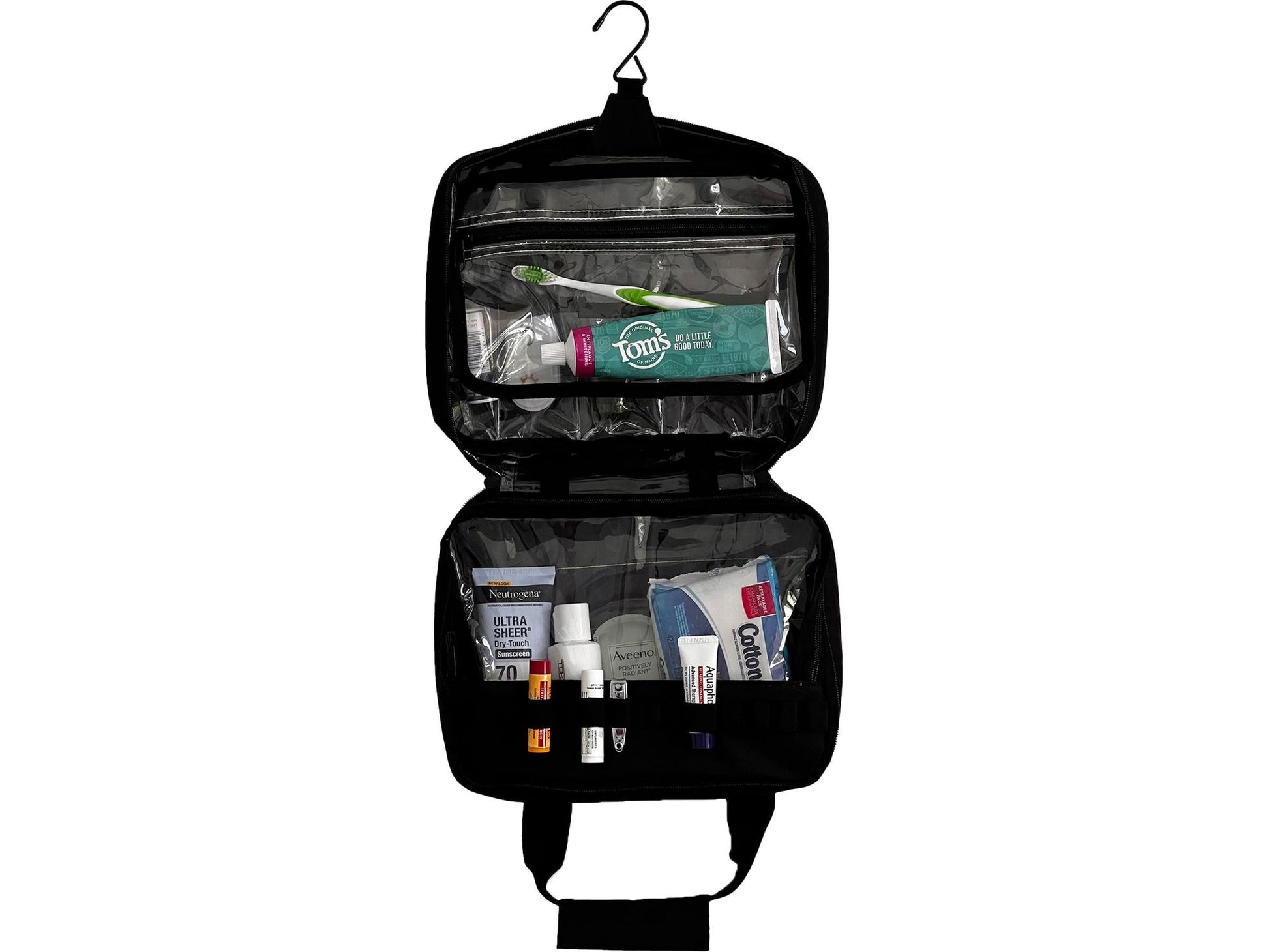 Personalized Firefighter Toiletry Bag/Shave Kit in Black with Your Name