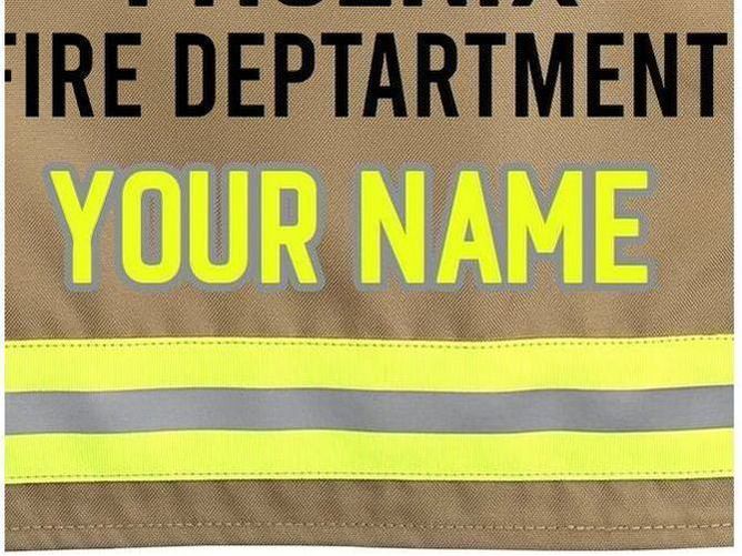 Retired Firefighter Garden Flag with Dates, Department Name and Last Name - Personalized Just for You